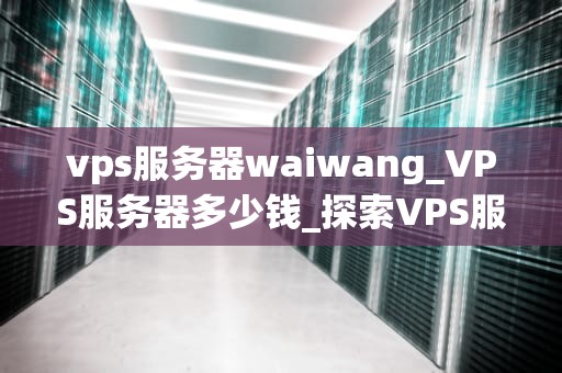 vps服务器waiwang_VPS服务器多少钱_探索VPS服务器的全球应用与未来趋势