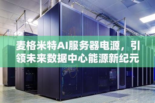 麦格米特AI服务器电源，引领未来数据中心能源新纪元，麦格米特显示电源