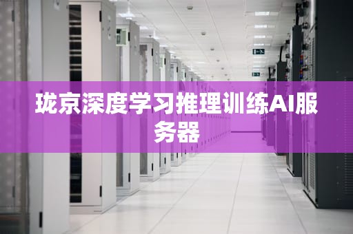 珑京深度学习推理训练AI服务器