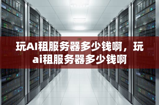 玩AI租服务器多少钱啊，玩ai租服务器多少钱啊