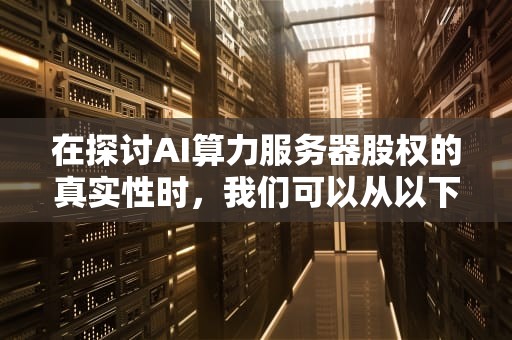在探讨AI算力服务器股权的真实性时，我们可以从以下几个方面进行分析，ai算力服务器股权是真的吗还是假的