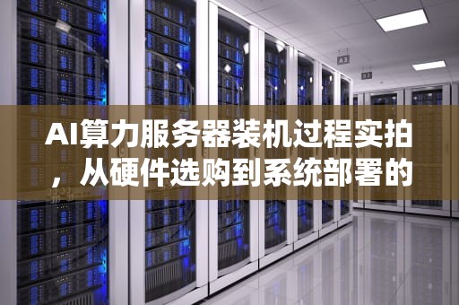 AI算力服务器装机过程实拍，从硬件选购到系统部署的全过程解析，ai算力服务器装机过程实拍图