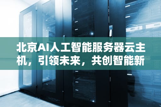 北京AI人工智能服务器云主机，引领未来，共创智能新纪元，北京ai人工智能服务器云主机是什么