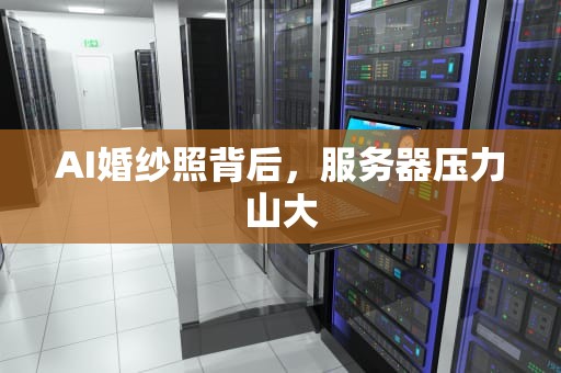 AI婚纱照背后，服务器压力山大