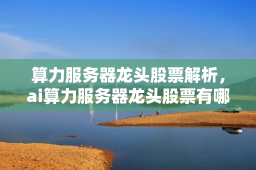 算力服务器龙头股票解析，ai算力服务器龙头股票有哪些公司