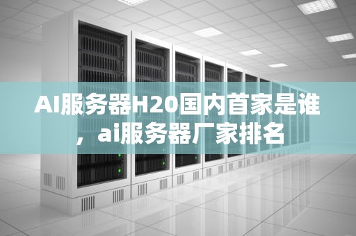 AI服务器H20国内首家是谁，ai服务器厂家排名