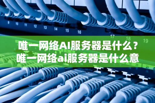 唯一网络AI服务器是什么？唯一网络ai服务器是什么意思