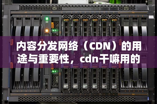 内容分发网络（CDN）的用途与重要性，cdn干嘛用的