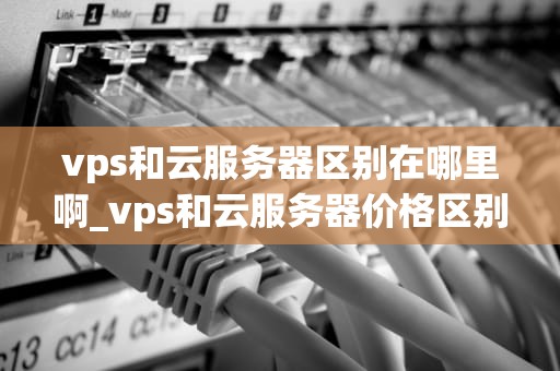 vps和云服务器区别在哪里啊_vps和云服务器价格区别_深入理解VPS和云服务器的区别