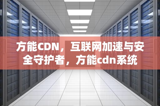 方能CDN，互联网加速与安全守护者，方能cdn系统