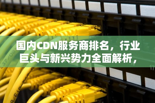 国内CDN服务商排名，行业巨头与新兴势力全面解析，国内CDN服务商排名