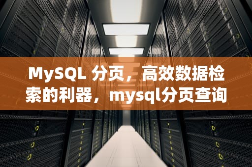 MySQL 分页，高效数据检索的利器，mysql分页查询