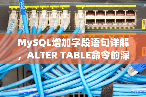 MySQL增加字段语句详解，ALTER TABLE命令的深度探索，mysql添加字段值