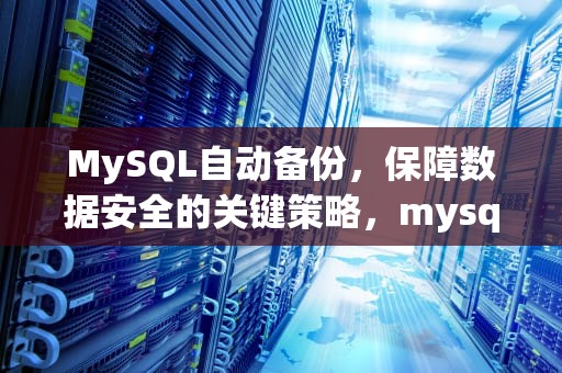 MySQL自动备份，保障数据安全的关键策略，mysql不停机备份