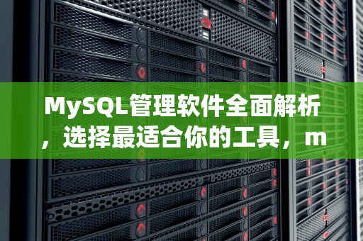 MySQL管理软件全面解析，选择最适合你的工具，mysql管理软件有什么