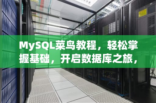 MySQL菜鸟教程，轻松掌握基础，开启数据库之旅，MySQL菜鸟教程