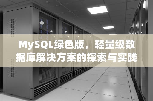 MySQL绿色版，轻量级数据库解决方案的探索与实践，mysql绿色版如何启动