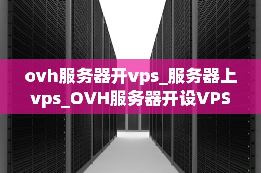 ovh服务器开vps_服务器上vps_OVH服务器开设VPS的全面指南