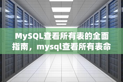 MySQL查看所有表的全面指南，mysql查看所有表命令