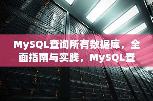 MySQL查询所有数据库，全面指南与实践，MySQL查询所有数据库