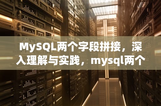 MySQL两个字段拼接，深入理解与实践，mysql两个字段拼接成一个字段