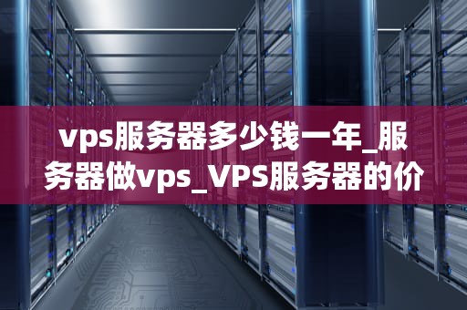 vps服务器多少钱一年_服务器做vps_VPS服务器的价格因素及其影响因素分析