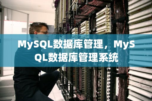MySQL数据库管理，MySQL数据库管理系统
