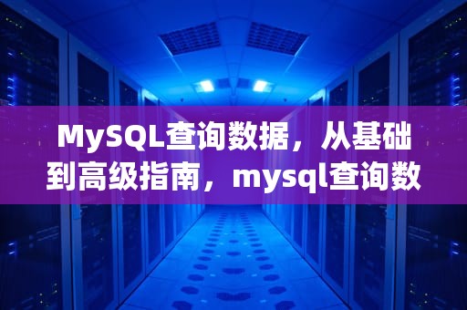 MySQL查询数据，从基础到高级指南，mysql查询数据库死锿