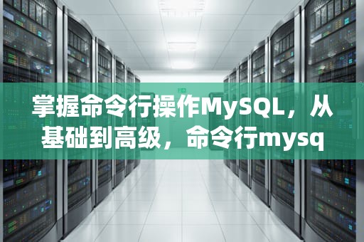 掌握命令行操作MySQL，从基础到高级，命令行mysql导入sql文件