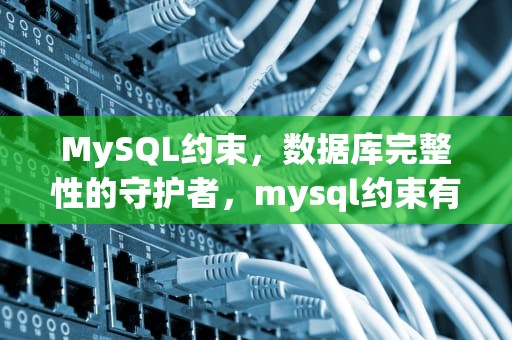 MySQL约束，数据库完整性的守护者，mysql约束有哪些