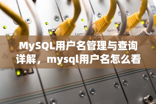 MySQL用户名管理与查询详解，mysql用户名怎么看