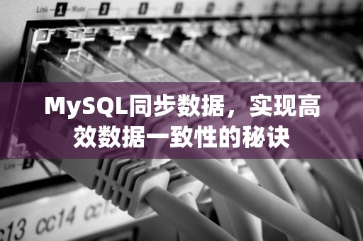 MySQL同步数据，实现高效数据一致性的秘诀