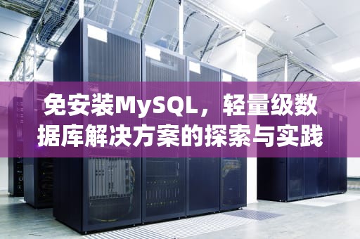 免安装MySQL，轻量级数据库解决方案的探索与实践，免安装mysql如何启动