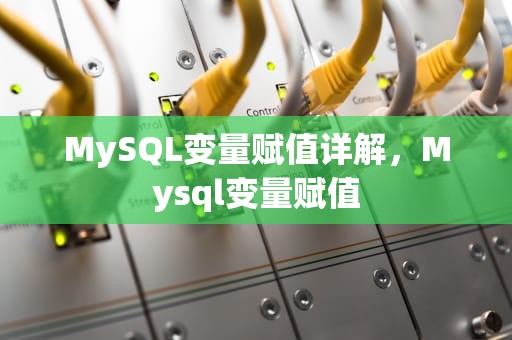 MySQL变量赋值详解，Mysql变量赋值