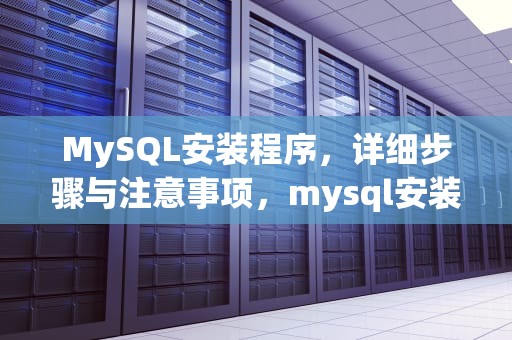 MySQL安装程序，详细步骤与注意事项，mysql安装程序在哪个文件夹