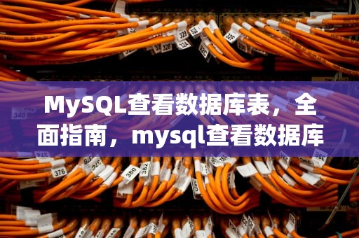 MySQL查看数据库表，全面指南，mysql查看数据库表空间剩余
