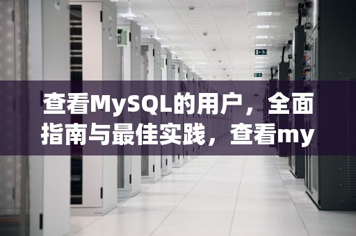 查看MySQL的用户，全面指南与最佳实践，查看mysql的用户列表