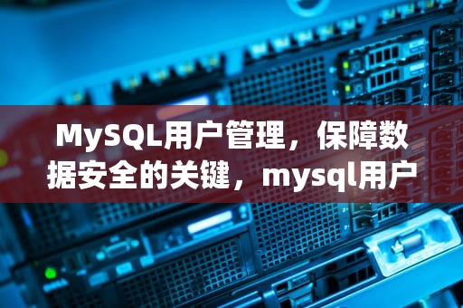 MySQL用户管理，保障数据安全的关键，mysql用户管理和授权
