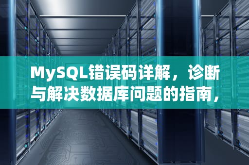 MySQL错误码详解，诊断与解决数据库问题的指南，MySQL错误码大全