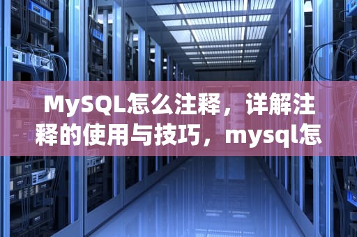 MySQL怎么注释，详解注释的使用与技巧，mysql怎么注释代码
