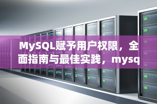 MySQL赋予用户权限，全面指南与最佳实践，mysql赋予用户所有权限