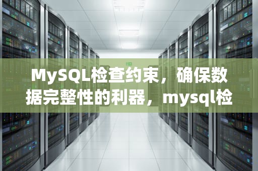 MySQL检查约束，确保数据完整性的利器，mysql检查约束怎么写