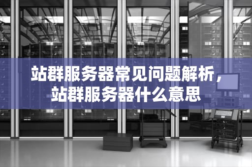 站群服务器常见问题解析，站群服务器什么意思