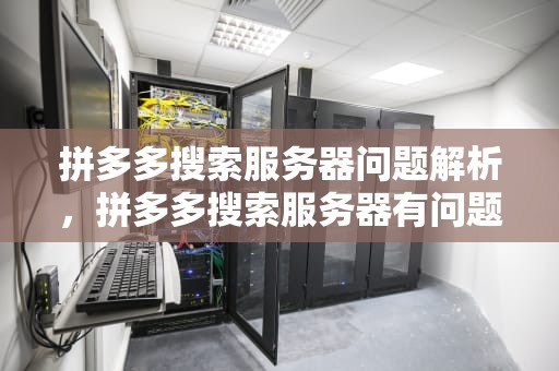 拼多多搜索服务器问题解析，拼多多搜索服务器有问题吗
