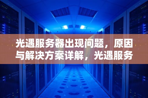 光遇服务器出现问题，原因与解决方案详解，光遇服务器出现问题怎么办