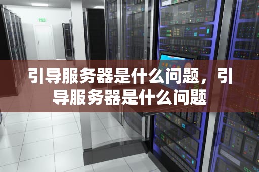 引导服务器是什么问题，引导服务器是什么问题
