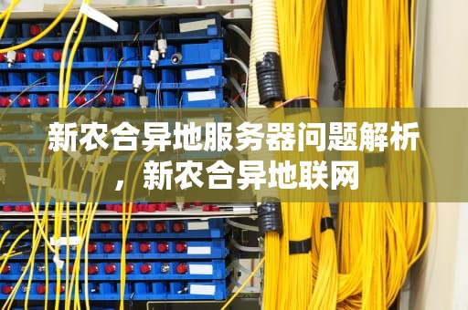 新农合异地服务器问题解析，新农合异地联网