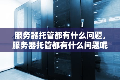 服务器托管都有什么问题，服务器托管都有什么问题呢