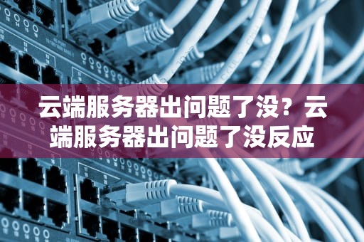 云端服务器出问题了没？云端服务器出问题了没反应