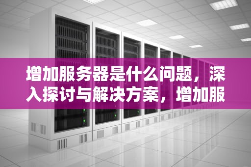 增加服务器是什么问题，深入探讨与解决方案，增加服务器是什么问题啊